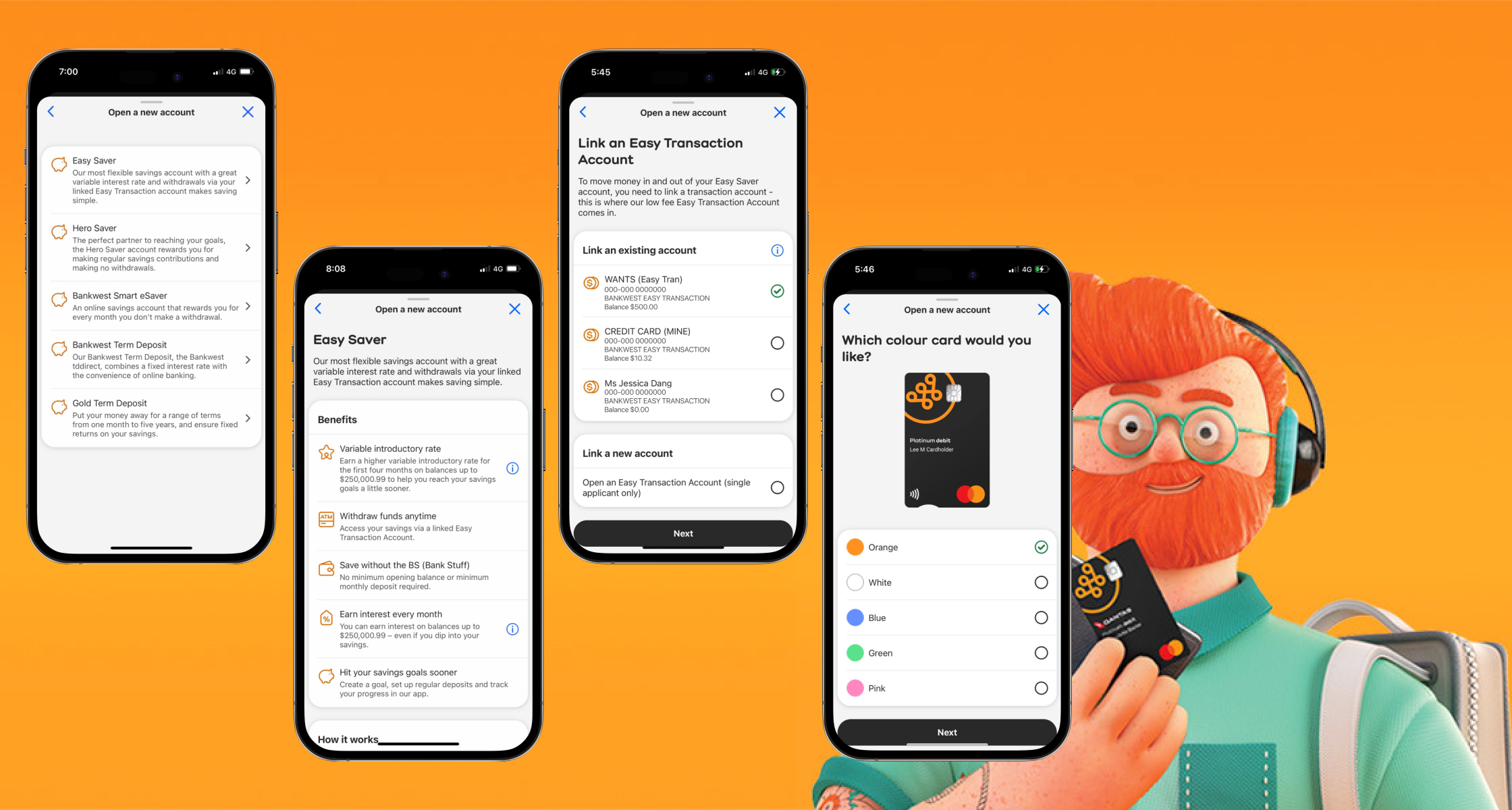 Bankwest screens